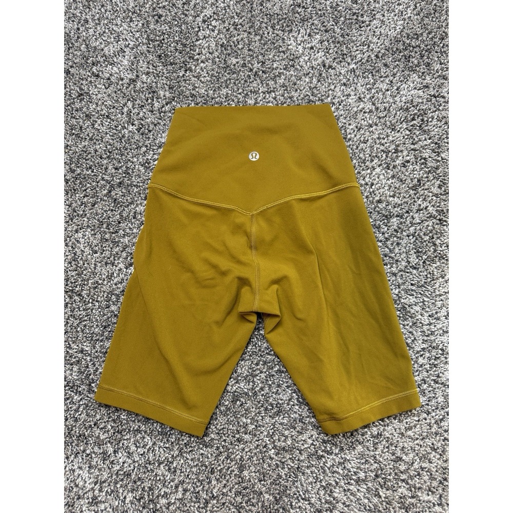 Lululemon Shorts Womens Size 0 Gold Spice Align Short 8" Inseam - Picture 2 of 3